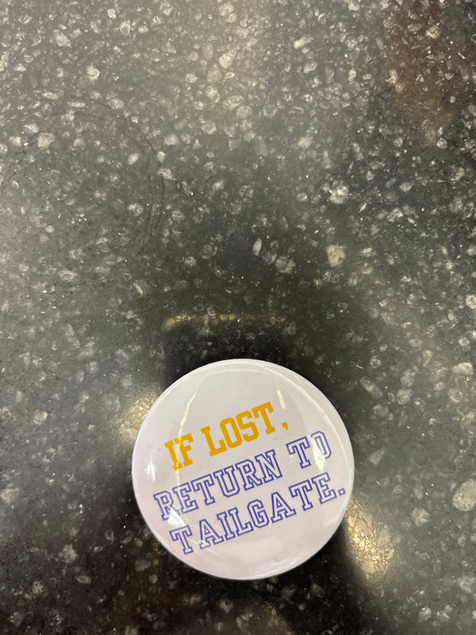 Lsu Return To Tailgate Button