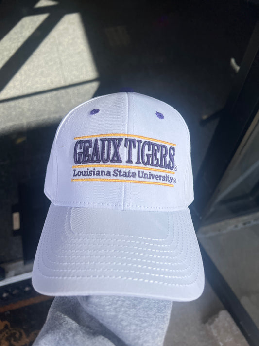 White Geaux Tigers Cap