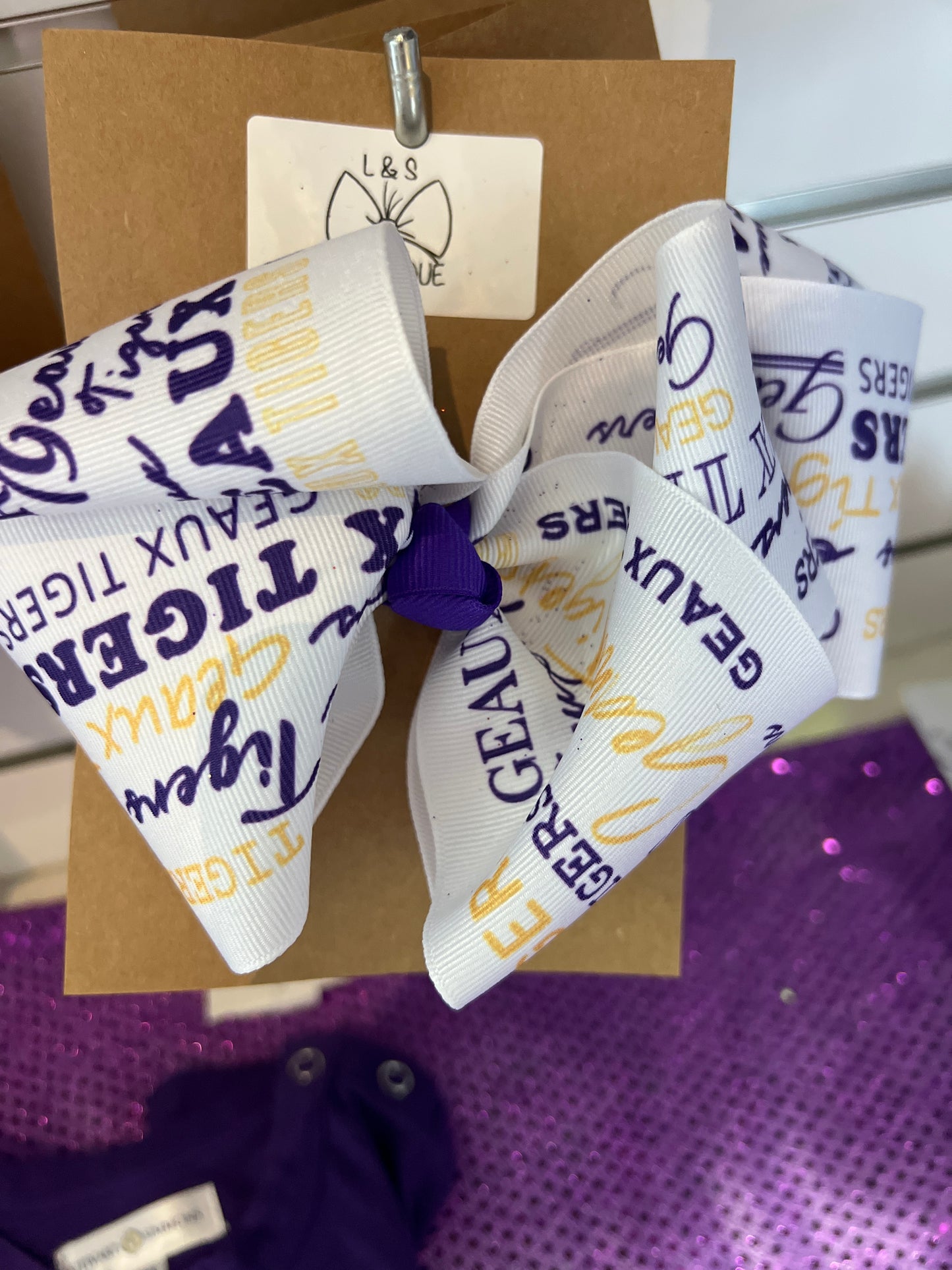 Girls LSU Bow