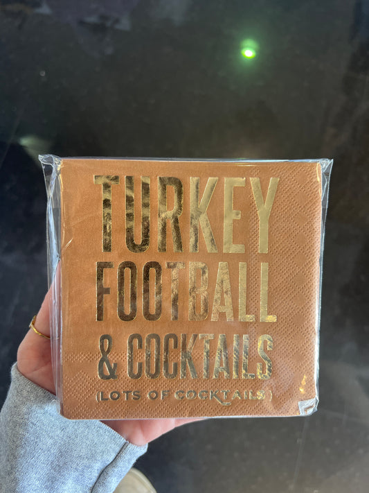 Turkey Football Napkins