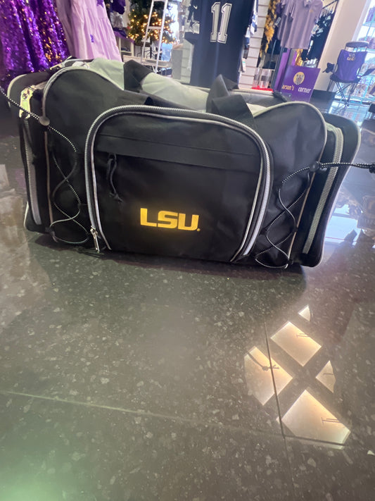 LSU Black Gym Bag