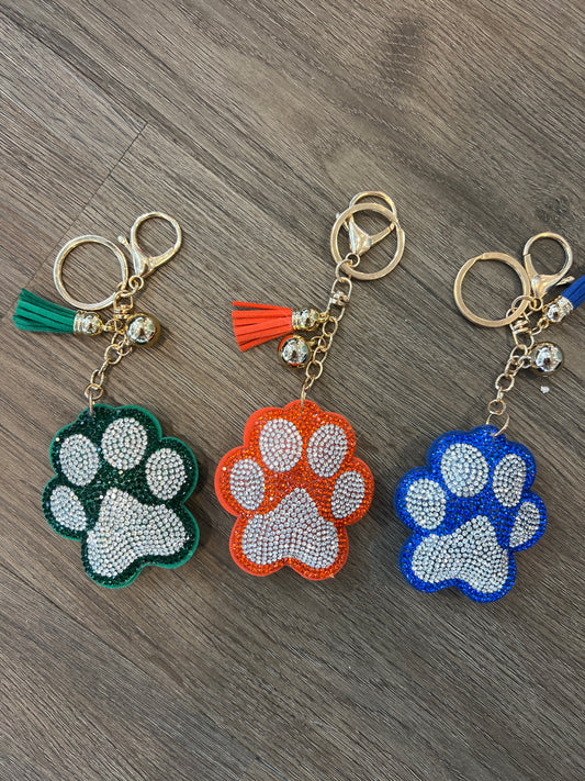 Paw Print Keychain