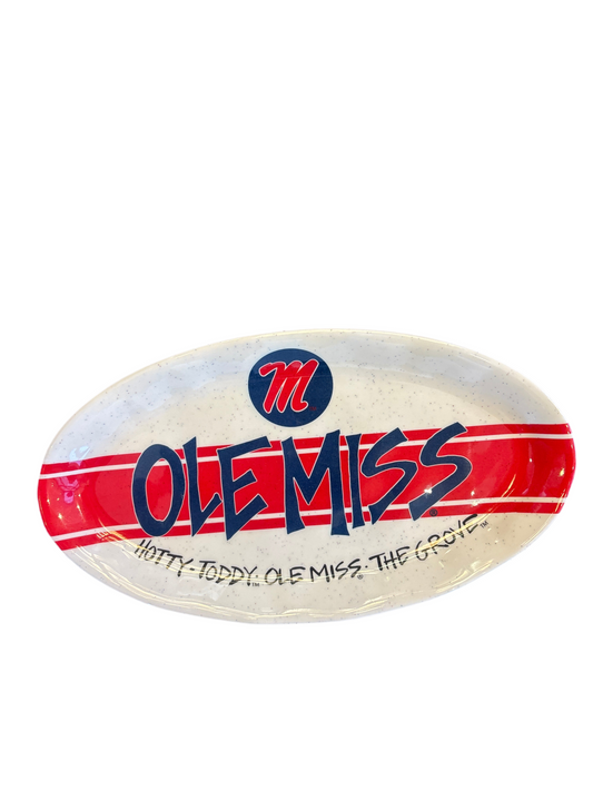 Ole Miss Hotty Toddy Plate