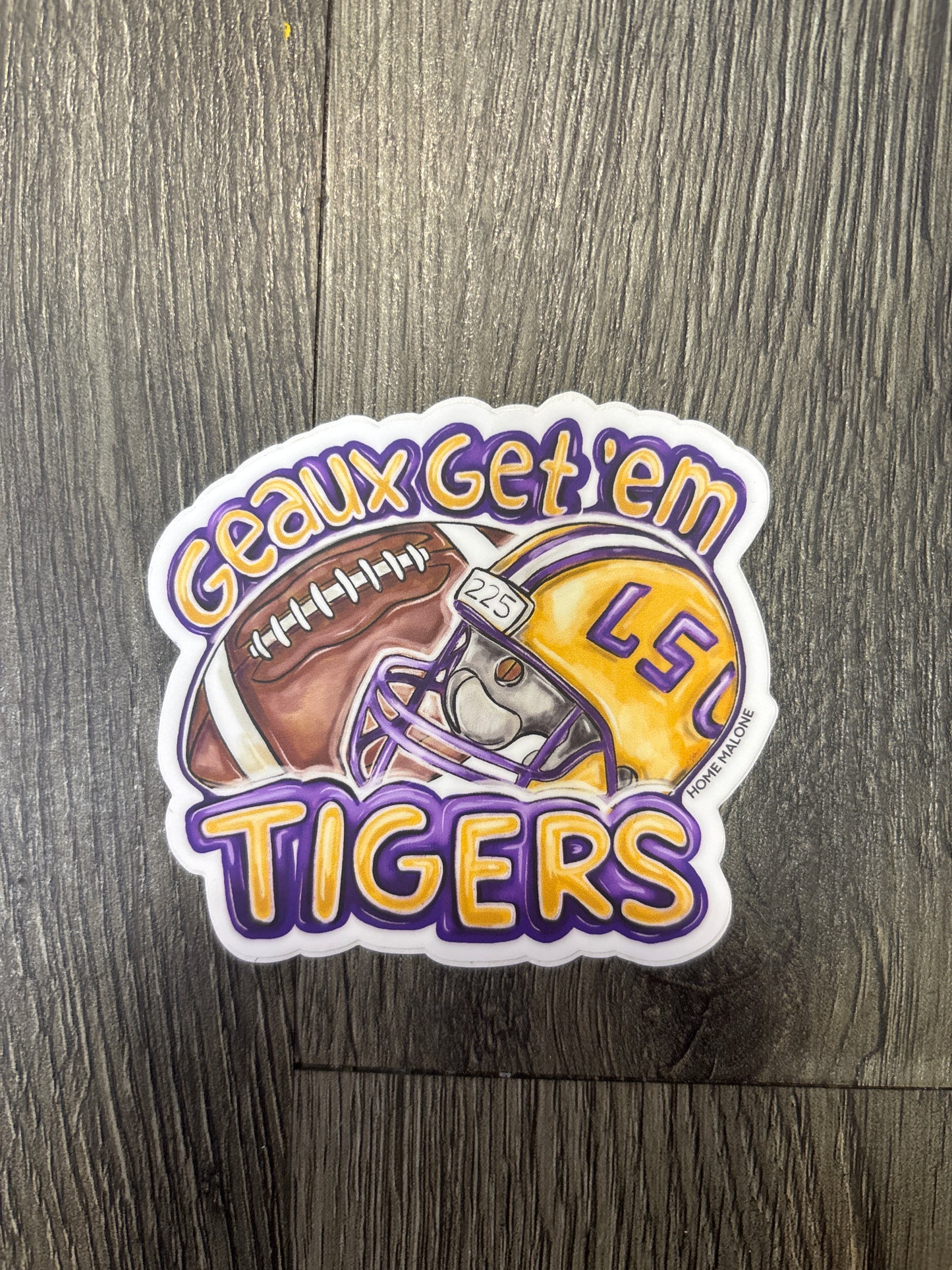 Geaux get em tigers sticker