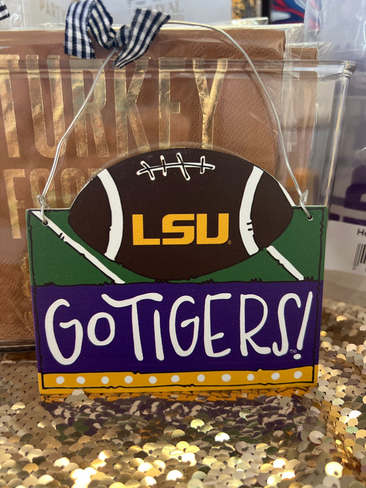 LSU Football Ornament