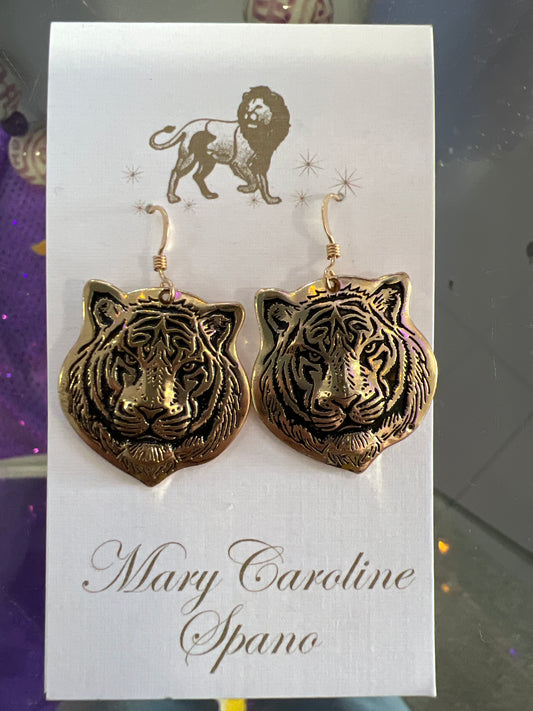 Small Tiger Earrings MCS