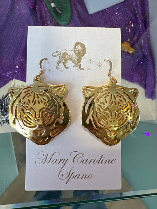 Large Tiger Earrings MCS