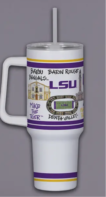 Game Day Tumbler W Handle LSU