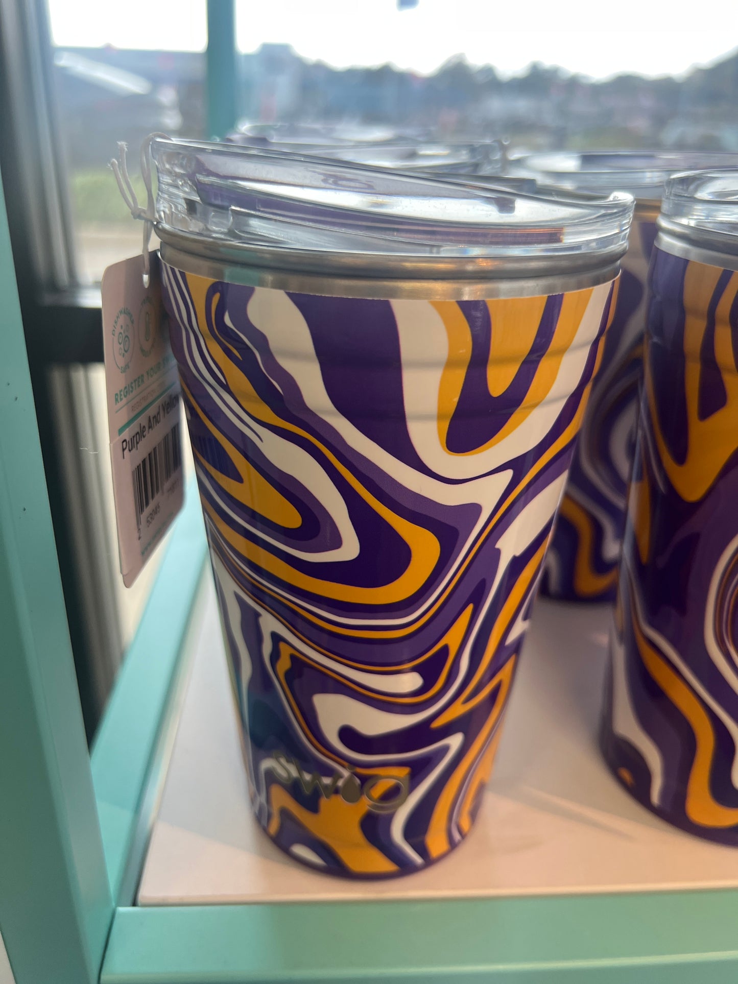 Purple And Yellow Party Cup