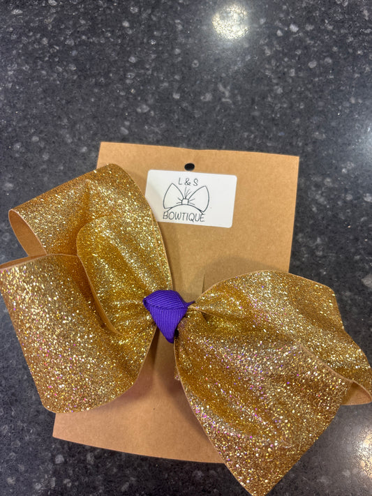 Lauren Gold Glitter Bow