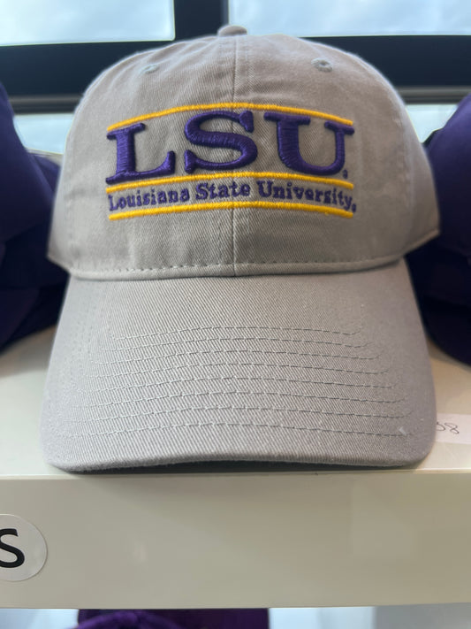 Grey LSU Bar Cap