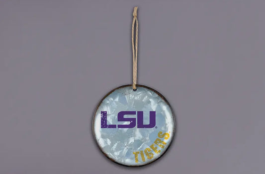 LSU Metal Ornament