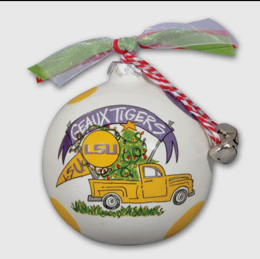 LSU Truck Ornament