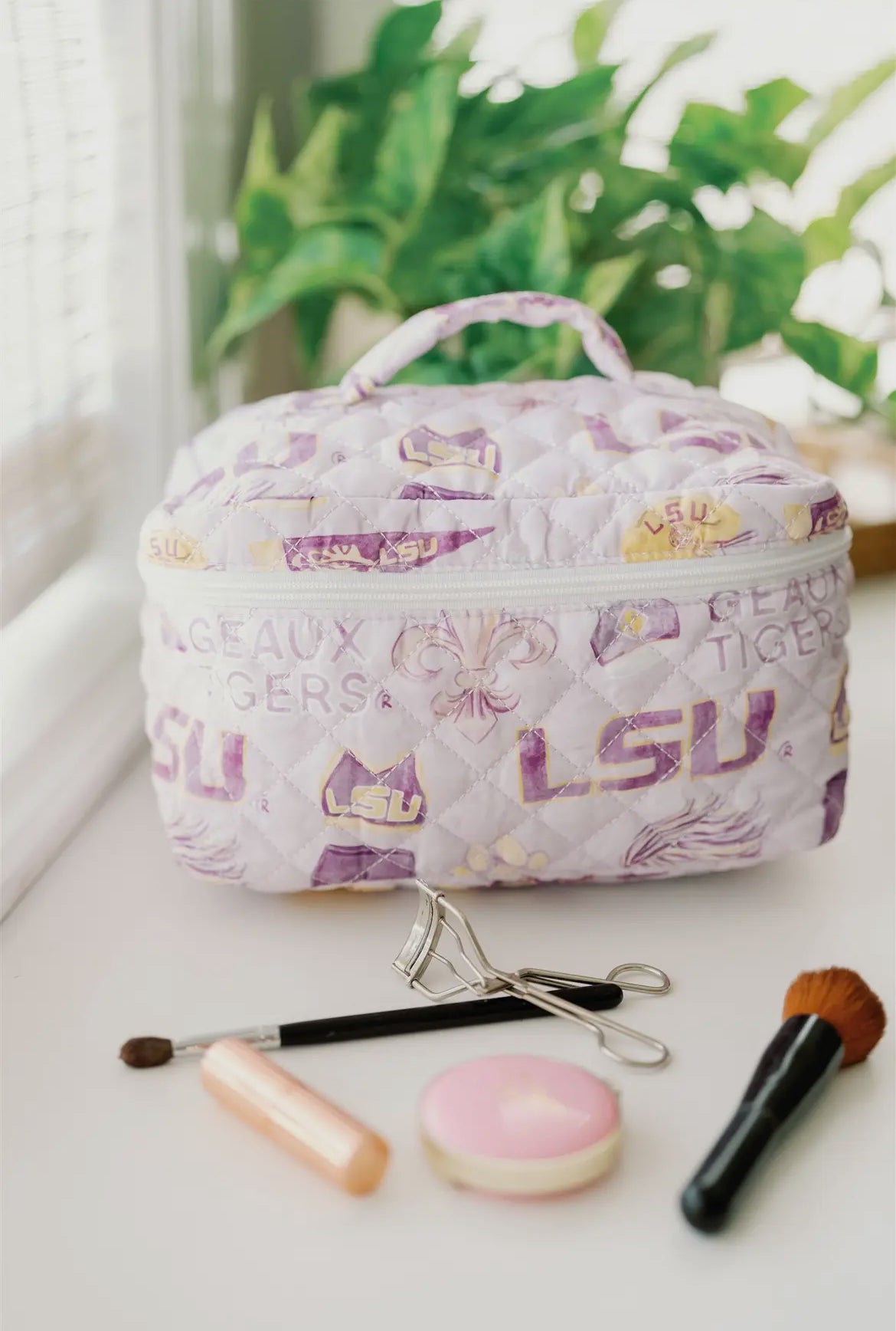 LSU Makeup Bag