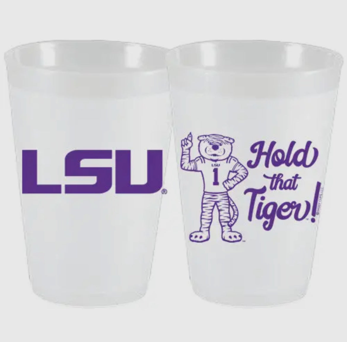 Hold That Tiger Frosted Cup