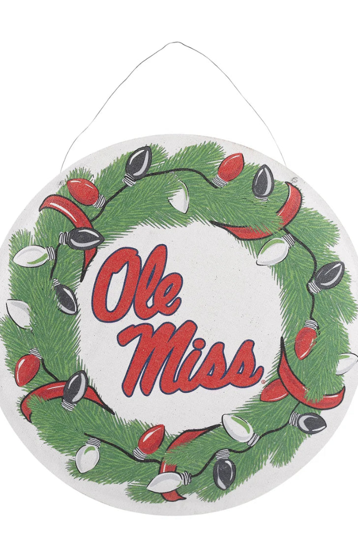 Ole Miss Double Sided Wreath