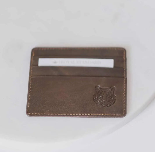 Tiger Embossed Slim Wallet