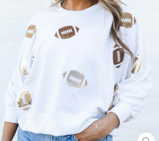 Millie Sweatshirt Gold Football