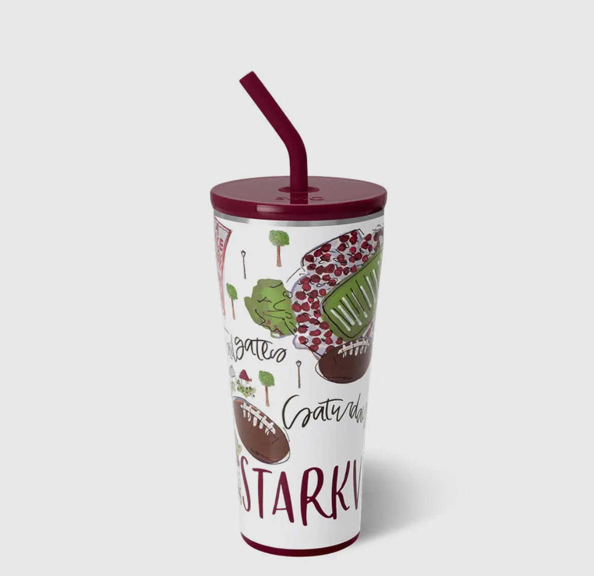 Starksville Straw Tumbler