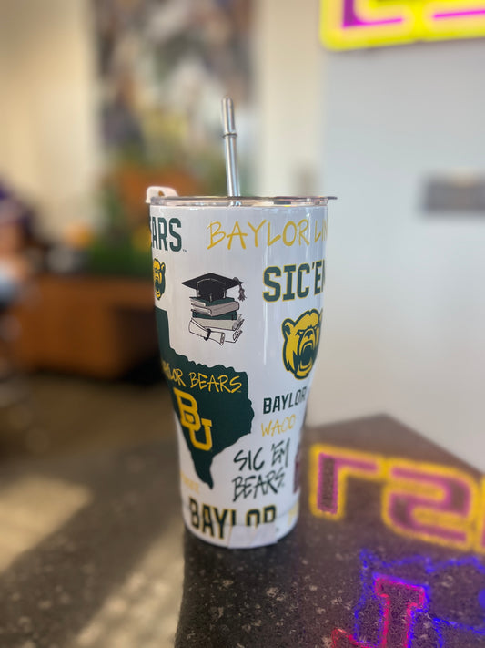 Baylor Icon Metal Tumbler