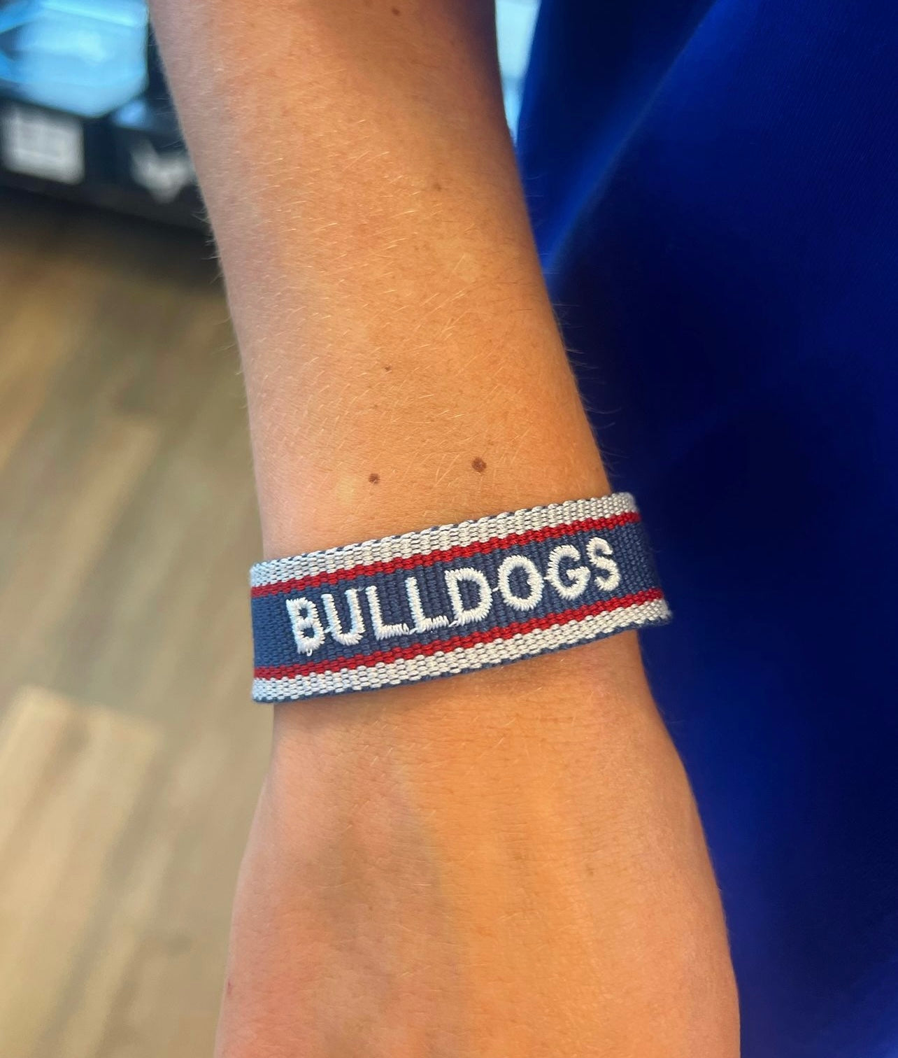 Bulldogs Spirit Band Bracelet