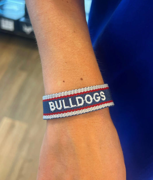 Bulldogs Spirit Band Bracelet