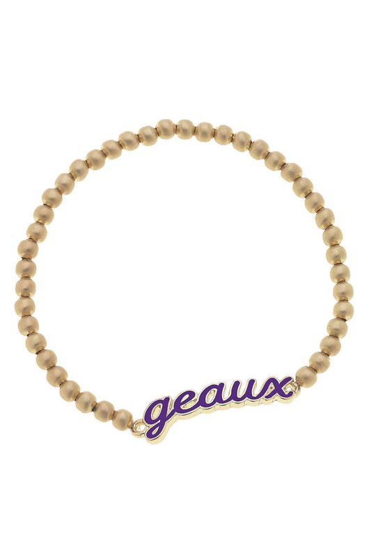 Geaux Script Bracelet