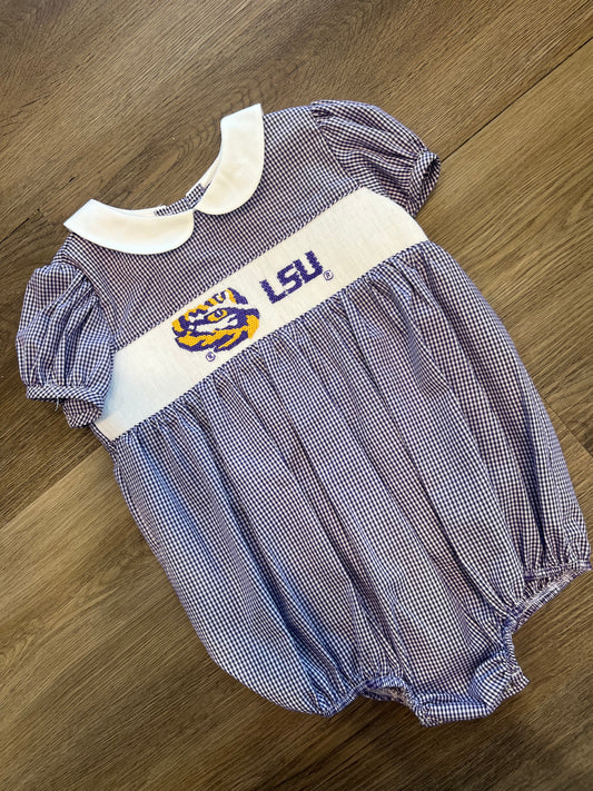 Girls LSU Bubble Tiger Eye