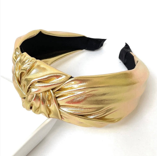 Gold Metallic Headband